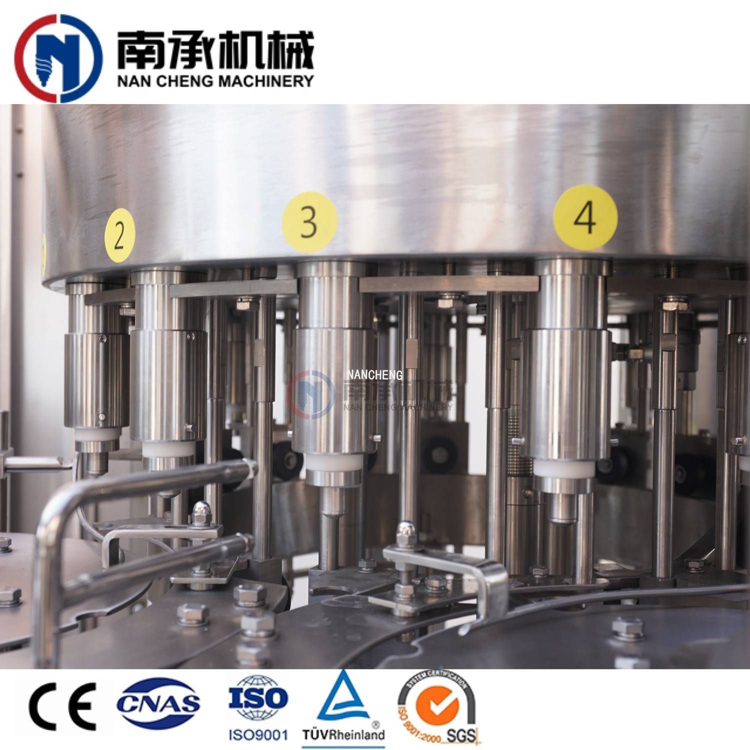 7000-8000瓶/小時  全自動三合一水灌裝機(型號:XGF16-16-5)