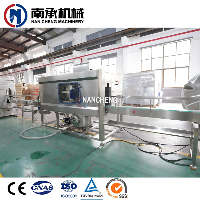 全自動5加侖桶水洗灌裝旋蓋三合一機(型號:QGF-600)