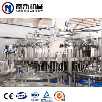 12000BPH全自動(dòng)飲料/碳酸飲料/CSD清洗灌裝旋蓋三合一機(jī)(型號(hào):DXGF32-32-8)