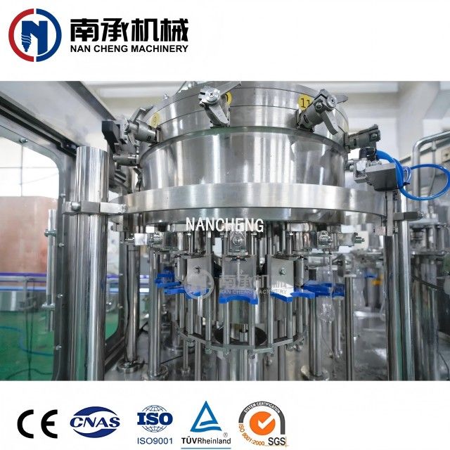 2000-30000瓶/小時全自動飲料/碳酸飲料/CSD清洗灌裝旋蓋三合一機(型號:DXGF12-12-5)